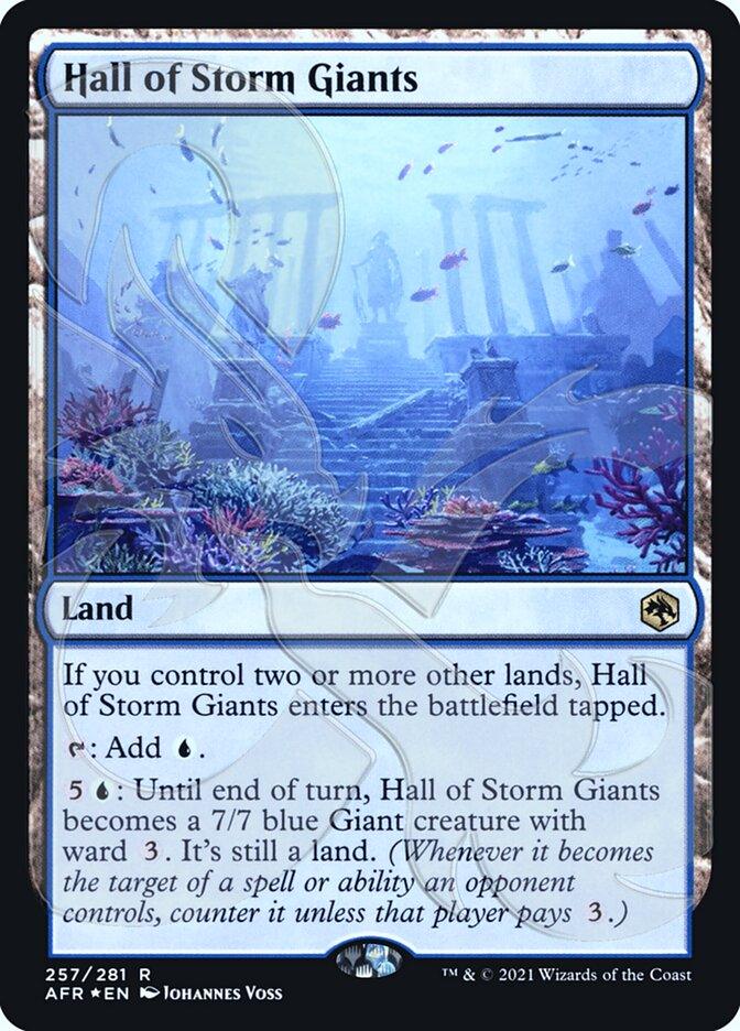 Hall of Storm Giants (Ampersand Promo) [Dungeons & Dragons: Adventures in the Forgotten Realms Promos] - Trinity Hobby