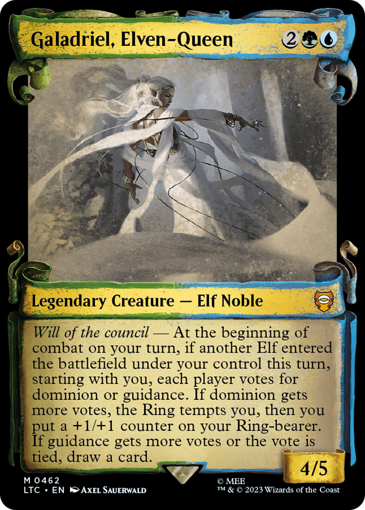 Galadriel, Elven-Queen [The Lord of the Rings: Tales of Middle-Earth Commander Showcase Scrolls] - Trinity Hobby