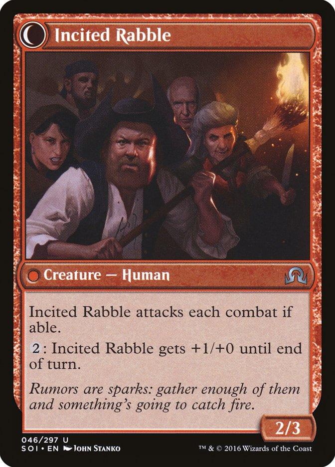 Town Gossipmonger // Incited Rabble [Shadows over Innistrad] - Trinity Hobby