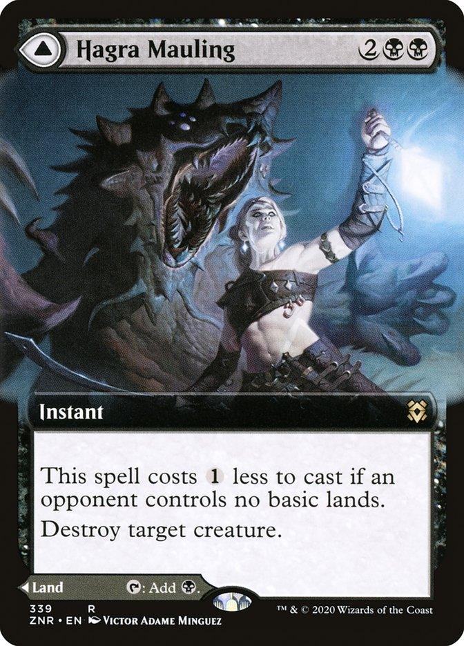 Hagra Mauling // Hagra Broodpit (Extended Art) [Zendikar Rising] - Trinity Hobby