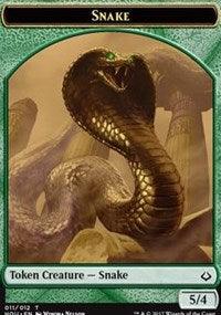 Snake // Warrior Double-Sided Token [Hour of Devastation Tokens] - Trinity Hobby