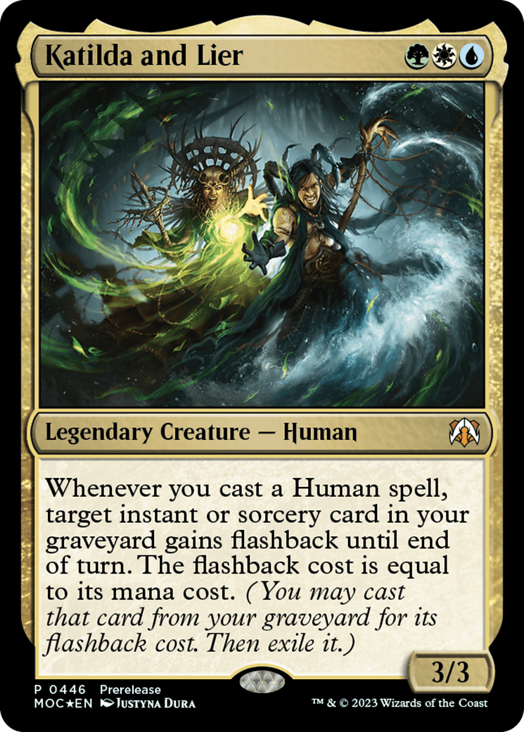 Katilda and Lier [March of the Machine Commander Prerelease Promos] - Trinity Hobby