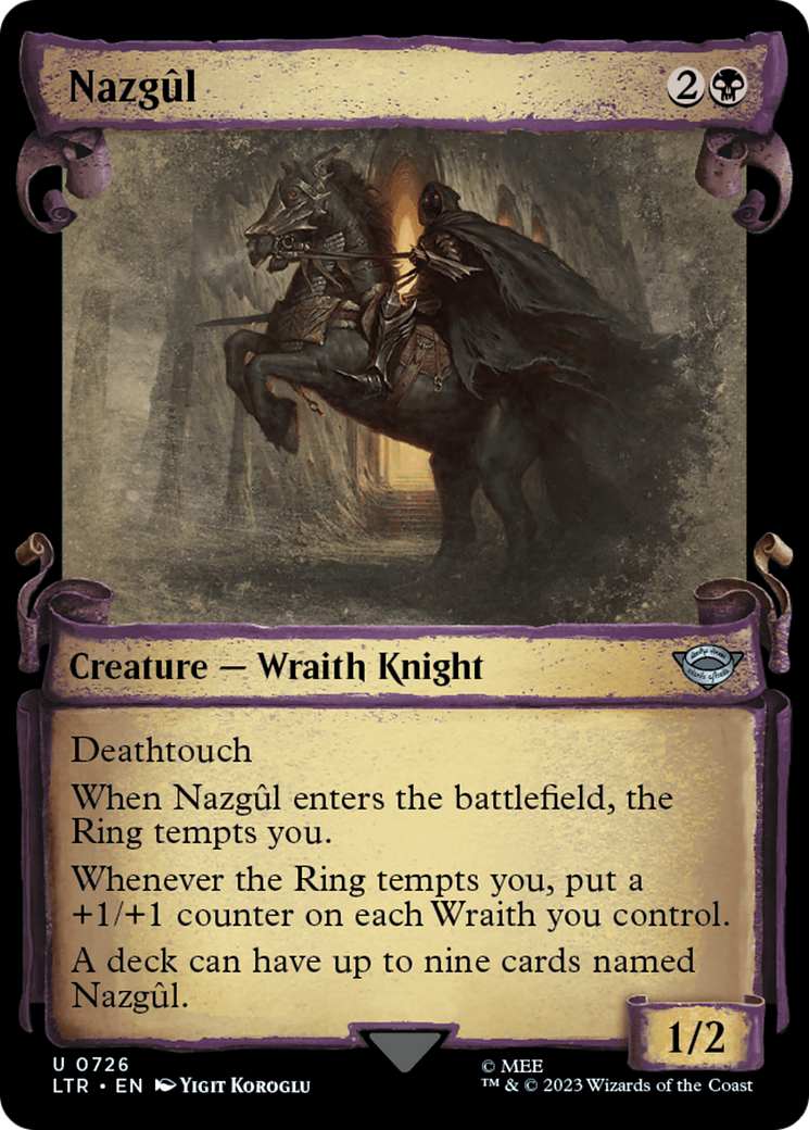 Nazgul (0726) [The Lord of the Rings: Tales of Middle-Earth Showcase Scrolls] - Trinity Hobby