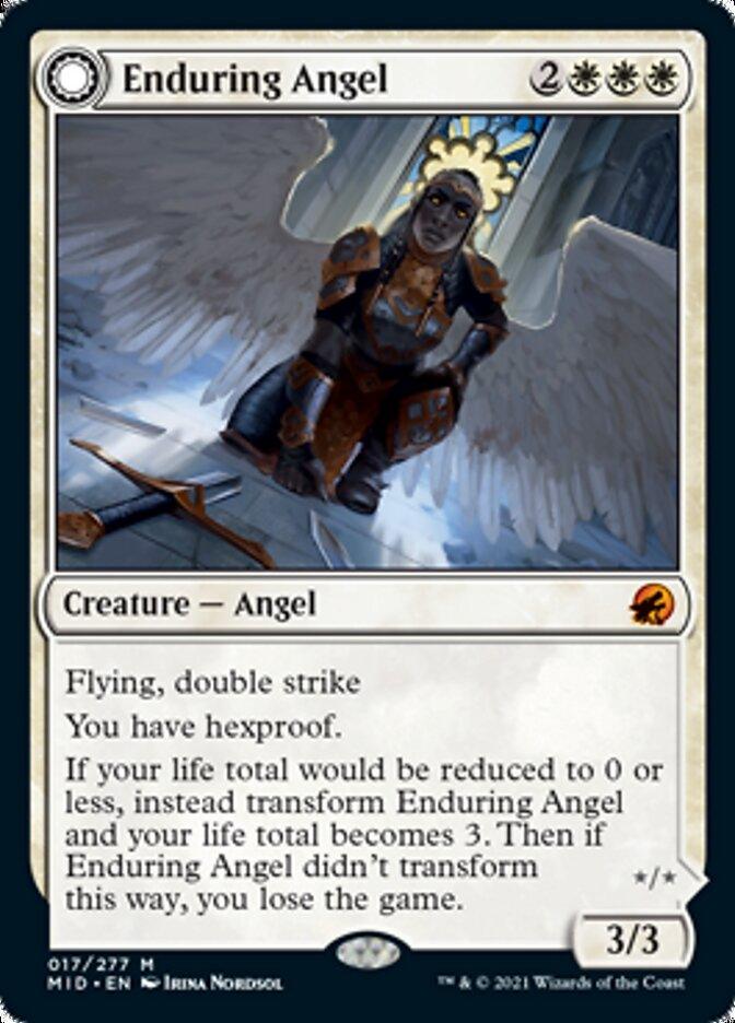 Enduring Angel // Angelic Enforcer [Innistrad: Midnight Hunt] - Trinity Hobby