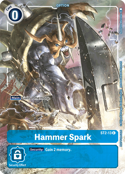 Hammer Spark [ST2-13] (Tamer's Evolution Box) [Starter Deck: Cocytus Blue Promos]Digimon Trading Card Game