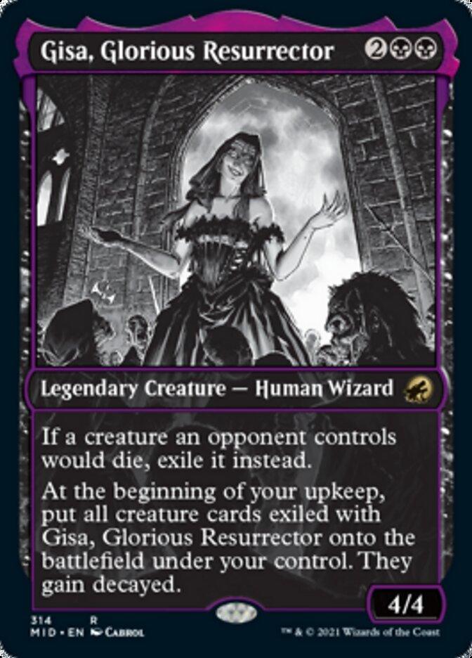 Gisa, Glorious Resurrector (Showcase Eternal Night) [Innistrad: Midnight Hunt] - Trinity Hobby