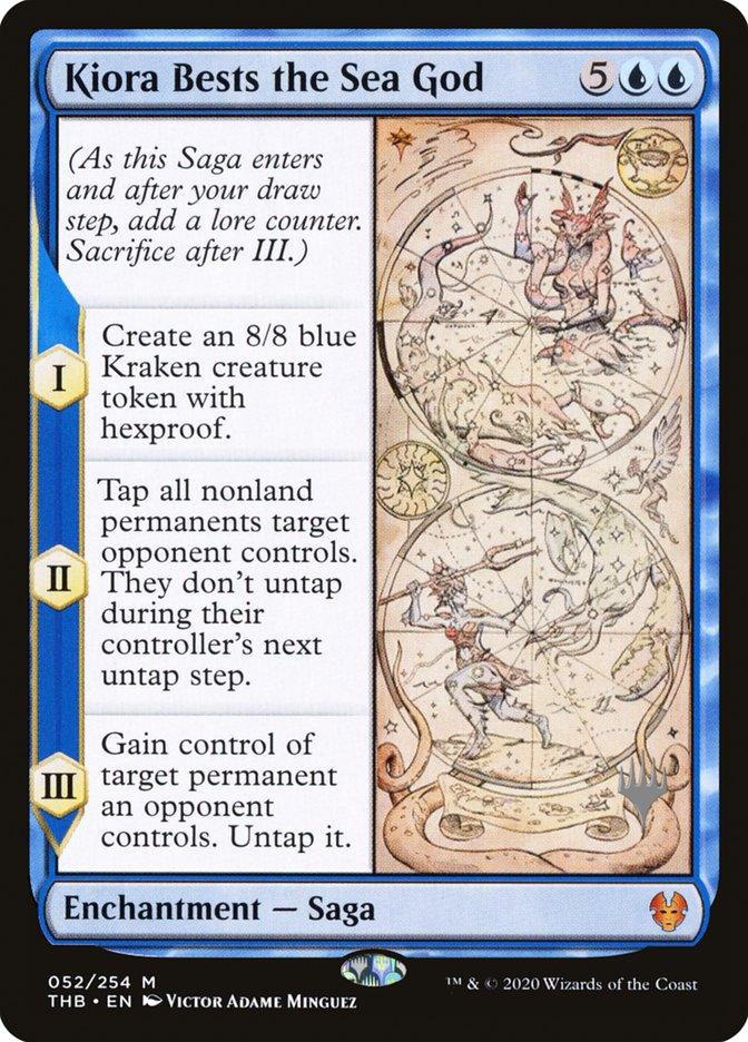 Kiora Bests the Sea God (Promo Pack) [Theros Beyond Death Promos] - Trinity Hobby