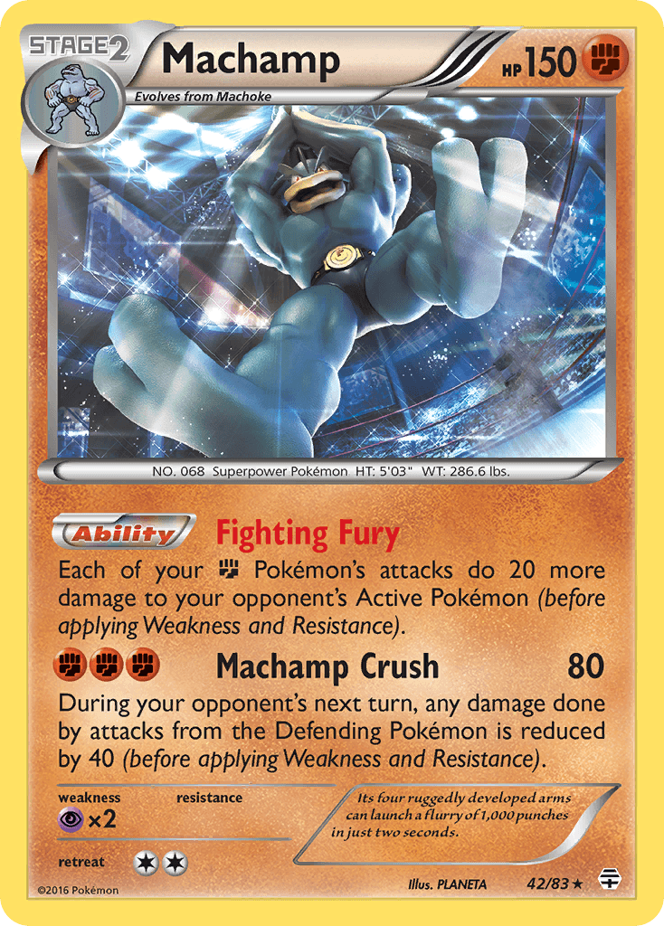 Machamp (42/83) [XY: Generations] - Trinity Hobby