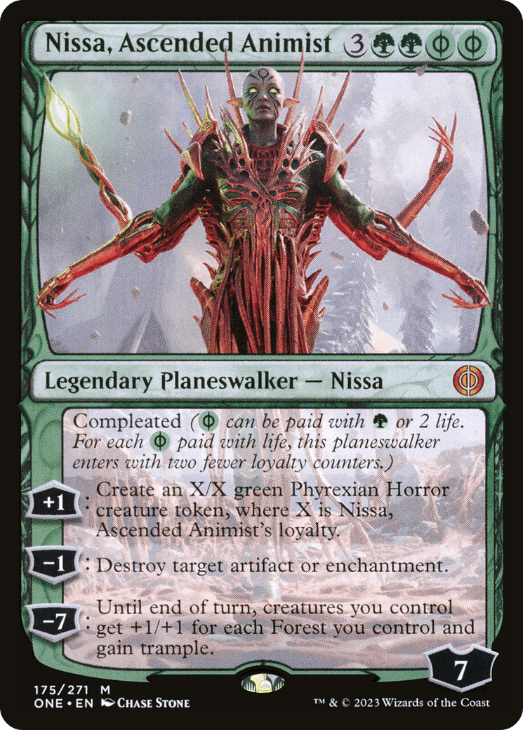 Nissa, Ascended Animist [Phyrexia: All Will Be One] - Trinity Hobby