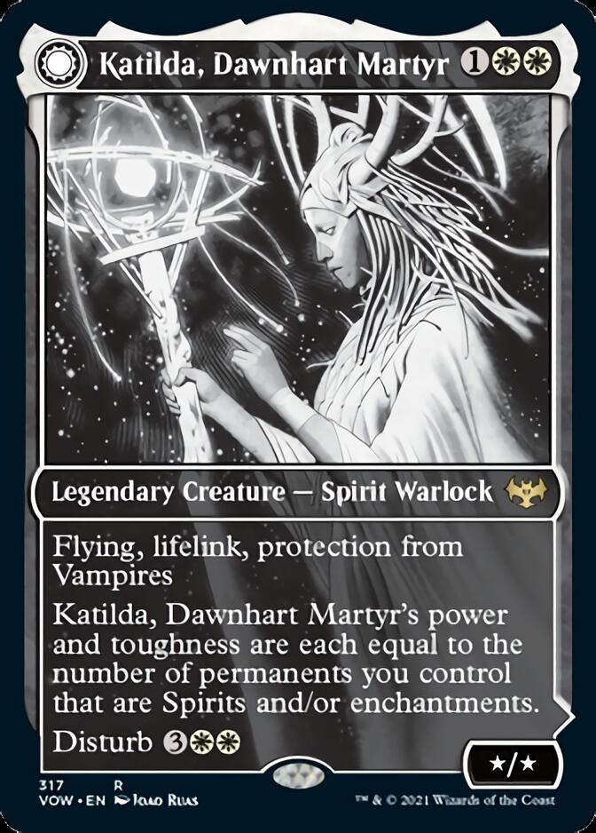 Katilda, Dawnhart Martyr // Katilda's Rising Dawn (Showcase Eternal Night) [Innistrad: Crimson Vow] - Trinity Hobby
