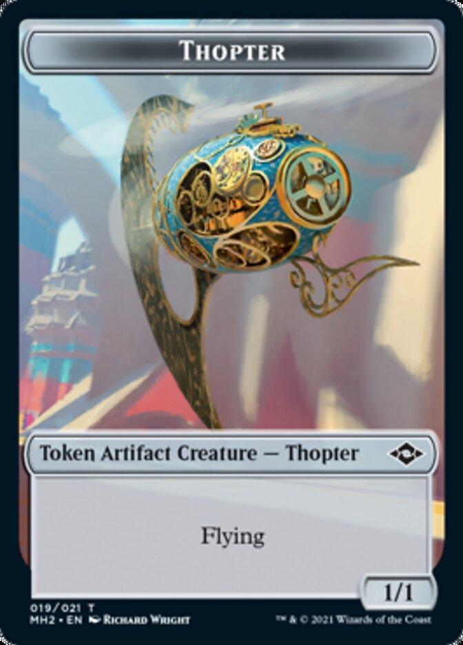 Thopter // Treasure (20) Double-Sided Token [Modern Horizons 2 Tokens] - Trinity Hobby