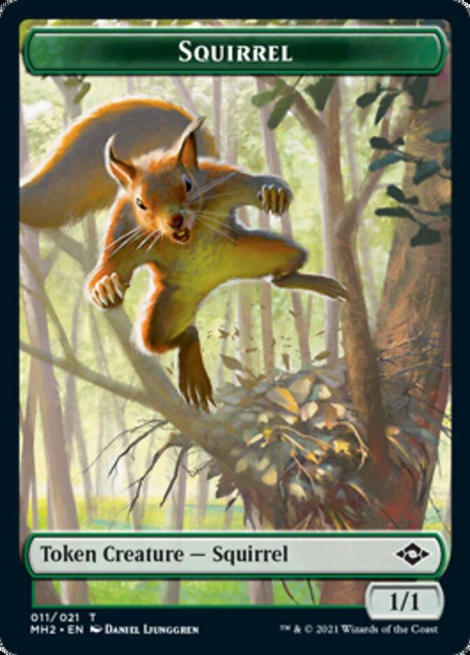 Squirrel // Zombie Double-Sided Token [Modern Horizons 2 Tokens] - Trinity Hobby