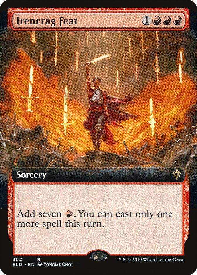 Irencrag Feat (Extended Art) [Throne of Eldraine] - Trinity Hobby