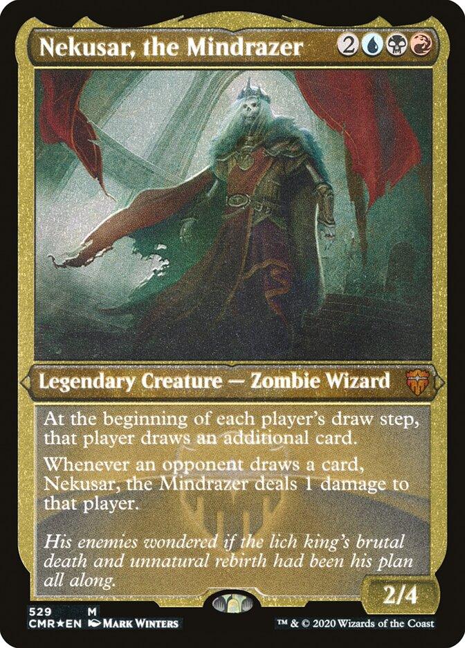 Nekusar, the Mindrazer (Etched) [Commander Legends] - Trinity Hobby