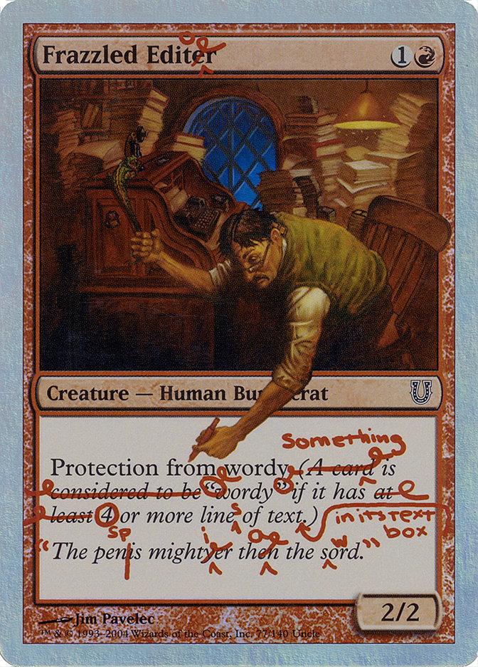 Frazzled Editor (Alternate Foil) [Unhinged] - Trinity Hobby