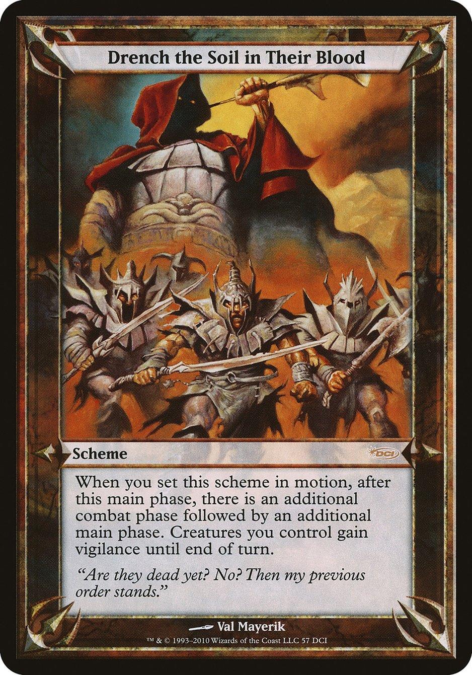 Drench the Soil in Their Blood (Schemes) [Promotional Schemes] - Trinity Hobby