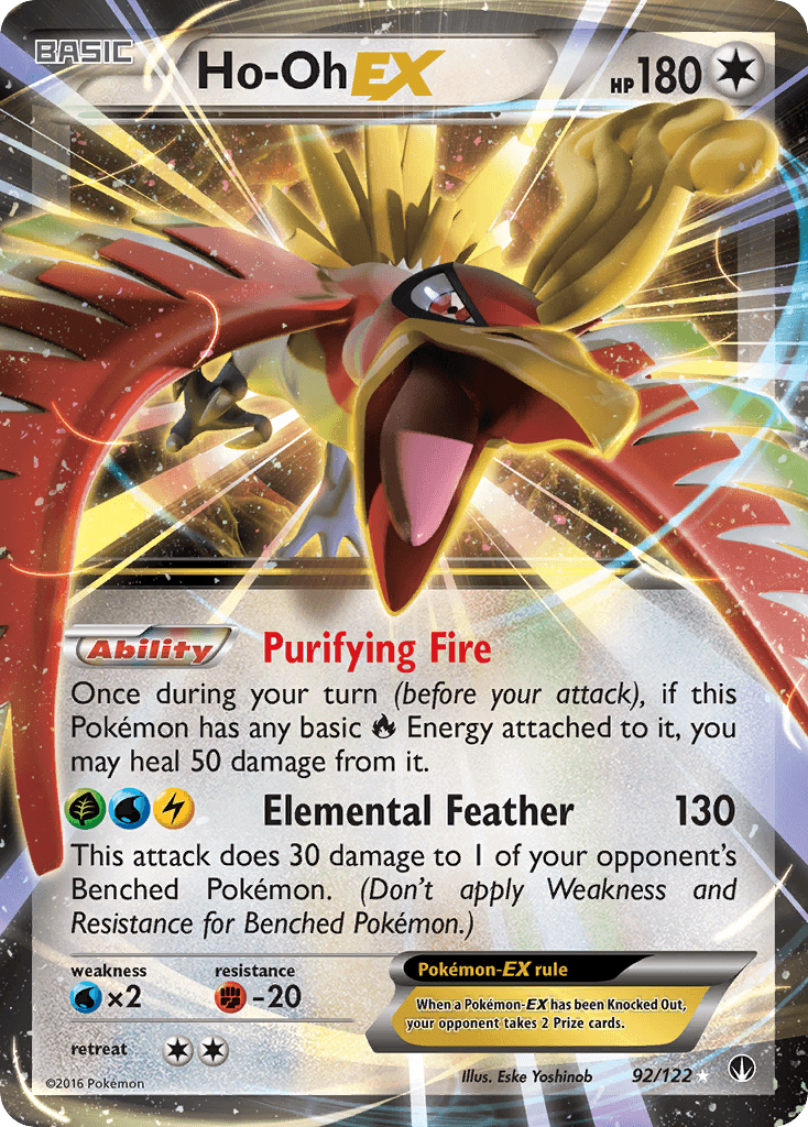 Ho-Oh EX (92/122) [XY: BREAKpoint] - Trinity Hobby