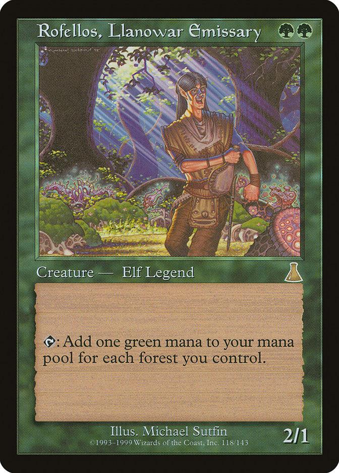 Rofellos, Llanowar Emissary [Urza's Destiny] - Trinity Hobby