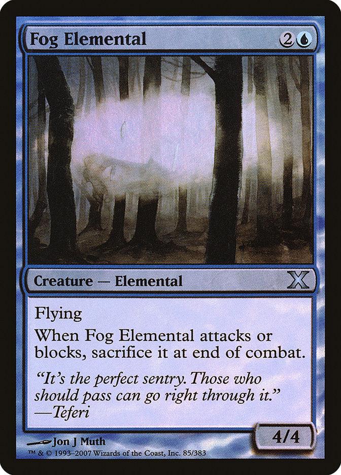 Fog Elemental (Premium Foil) [Tenth Edition] - Trinity Hobby