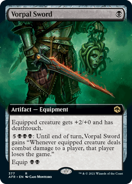Vorpal Sword (Extended Art) [Dungeons & Dragons: Adventures in the Forgotten Realms] - Trinity Hobby