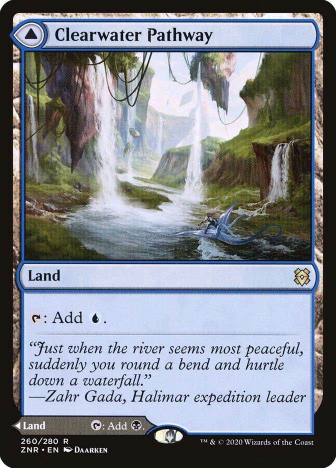 Clearwater Pathway // Murkwater Pathway [Zendikar Rising] - Trinity Hobby