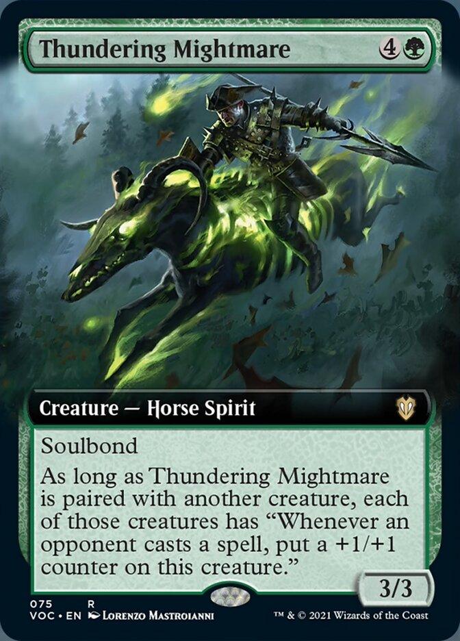 Thundering Mightmare (Extended Art) [Innistrad: Crimson Vow Commander] - Trinity Hobby