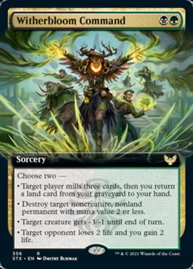 Witherbloom Command (Extended Art) [Strixhaven: School of Mages] - Trinity Hobby