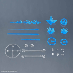 Bandai: CUSTOMIZE EFFECT (GUNFIRE IMAGE Ver.) [BLUE] - Trinity Hobby