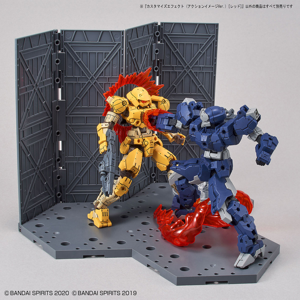 Bandai: CUSTOMIZE EFFECT (ACTION IMAGE Ver.) [RED] - Trinity Hobby