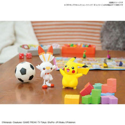 Pokemon Model Kit Quick!! 05 SCORBUNNY - Trinity Hobby