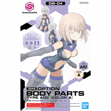 30MS OPTION BODY PARTS TYPE A02 [COLOR A] - Trinity Hobby