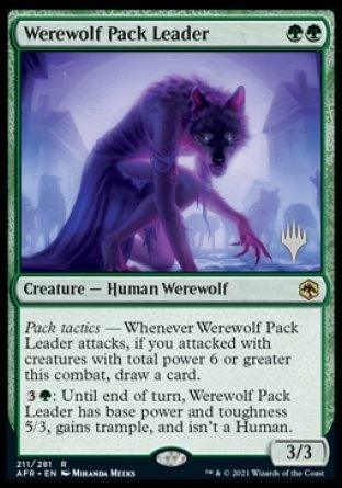 Werewolf Pack Leader (Promo Pack) [Dungeons & Dragons: Adventures in the Forgotten Realms Promos] - Trinity Hobby
