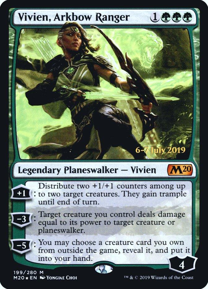 Vivien, Arkbow Ranger [Core Set 2020 Prerelease Promos] - Trinity Hobby