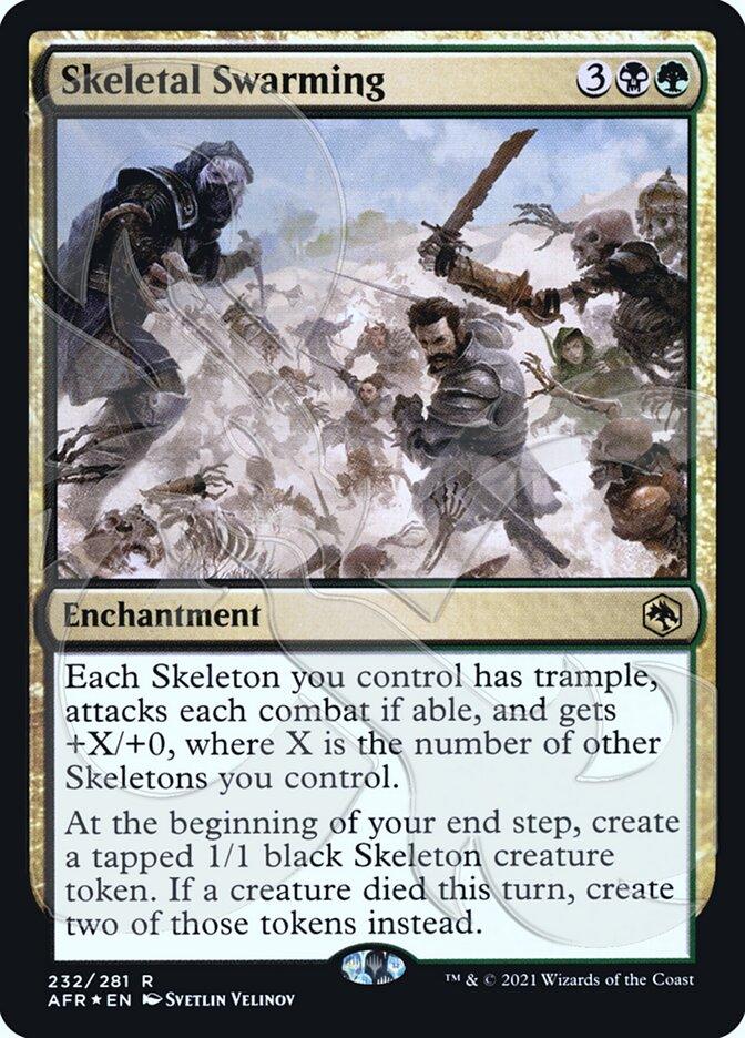 Skeletal Swarming (Ampersand Promo) [Dungeons & Dragons: Adventures in the Forgotten Realms Promos] - Trinity Hobby