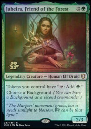 Jaheira, Friend of the Forest [Commander Legends: Battle for Baldur's Gate Prerelease Promos] - Trinity Hobby