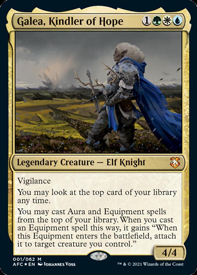 Galea, Kindler of Hope [Dungeons & Dragons: Adventures in the Forgotten Realms Commander] - Trinity Hobby