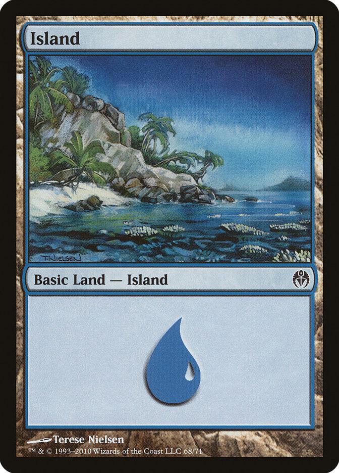 Island (68) [Duel Decks: Phyrexia vs. the Coalition] - Trinity Hobby