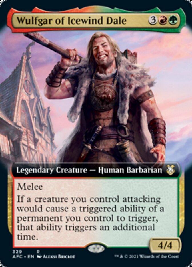 Wulfgar of Icewind Dale (Extended Art) [Dungeons & Dragons: Adventures in the Forgotten Realms Commander] - Trinity Hobby