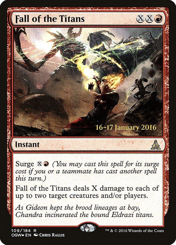 Fall of the Titans [Oath of the Gatewatch Prerelease Promos] - Trinity Hobby
