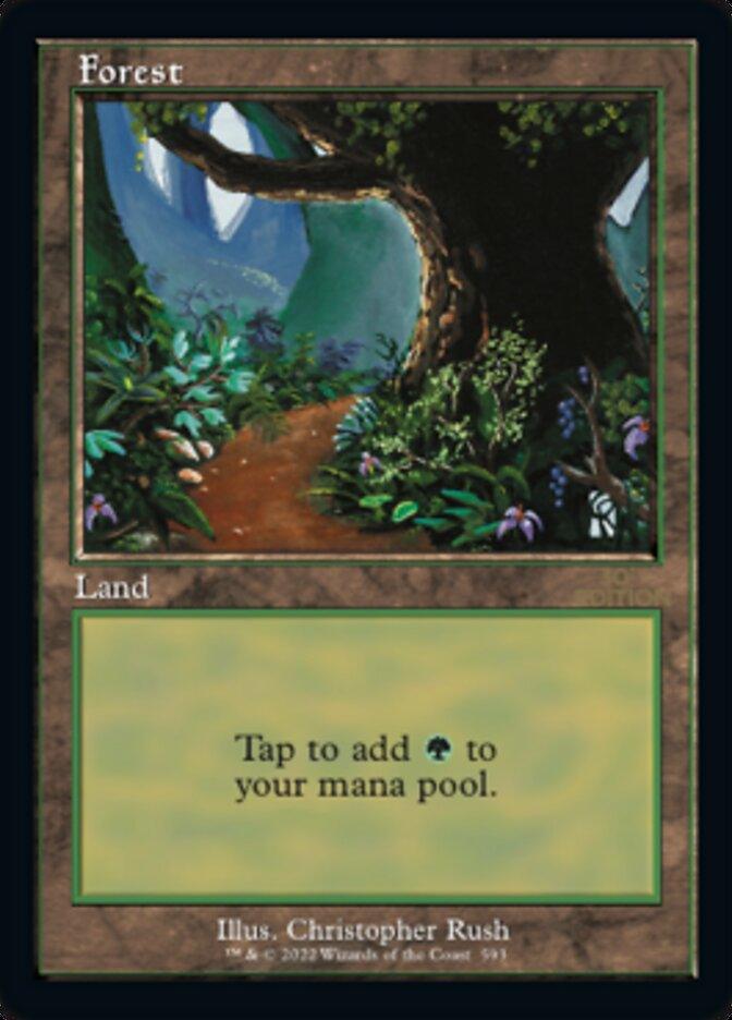 Forest (Retro) (593) [30th Anniversary Edition] - Trinity Hobby