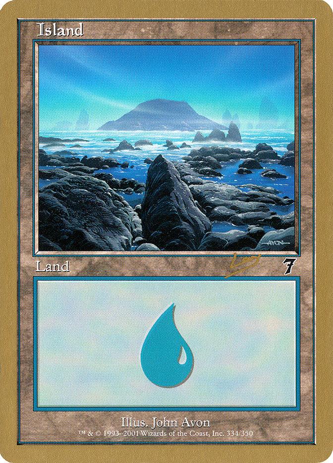 Island (rl334) (Raphael Levy) [World Championship Decks 2002] - Trinity Hobby