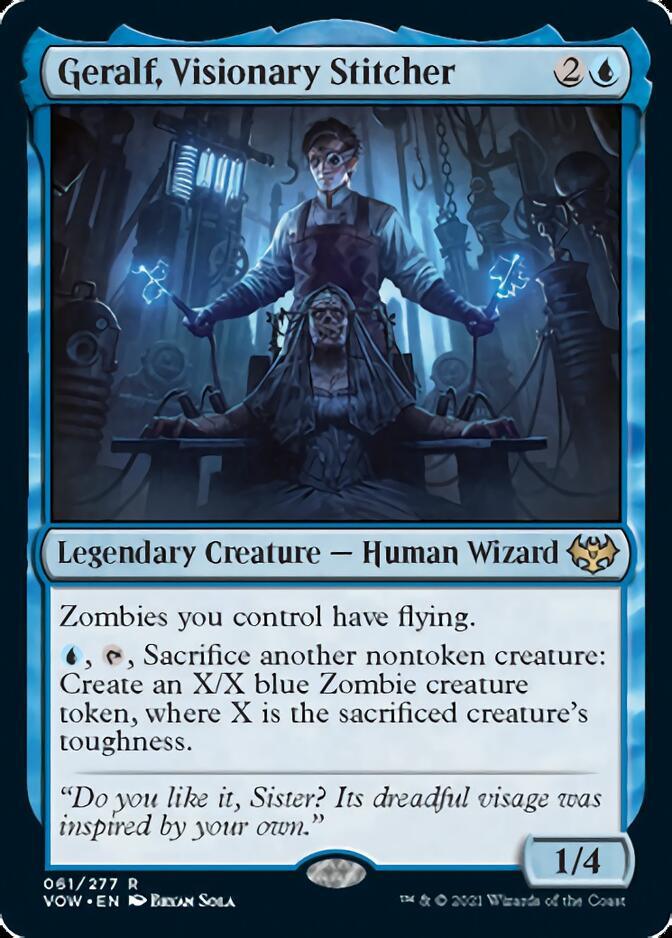 Geralf, Visionary Stitcher [Innistrad: Crimson Vow] - Trinity Hobby