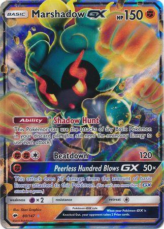 Marshadow GX (80/147) (Jumbo Card) [Sun & Moon: Burning Shadows] - Trinity Hobby
