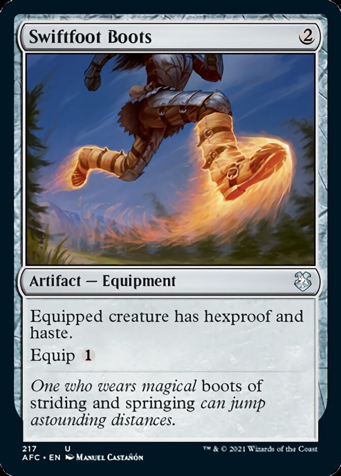 Swiftfoot Boots [Dungeons & Dragons: Adventures in the Forgotten Realms Commander] - Trinity Hobby