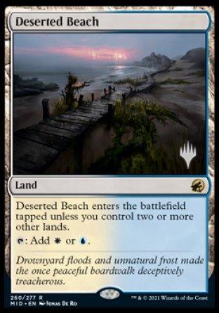 Deserted Beach (Promo Pack) [Innistrad: Midnight Hunt Promos] - Trinity Hobby