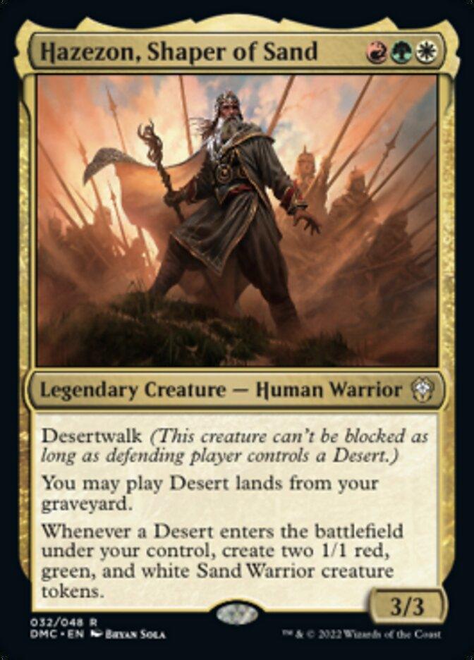 Hazezon, Shaper of Sand [Dominaria United Commander] - Trinity Hobby