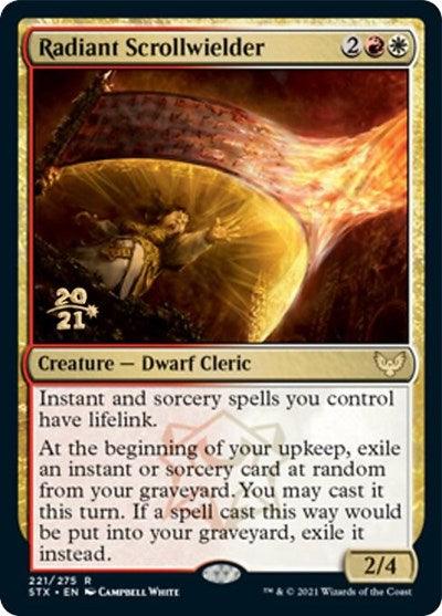 Radiant Scrollwielder [Strixhaven: School of Mages Prerelease Promos] - Trinity Hobby