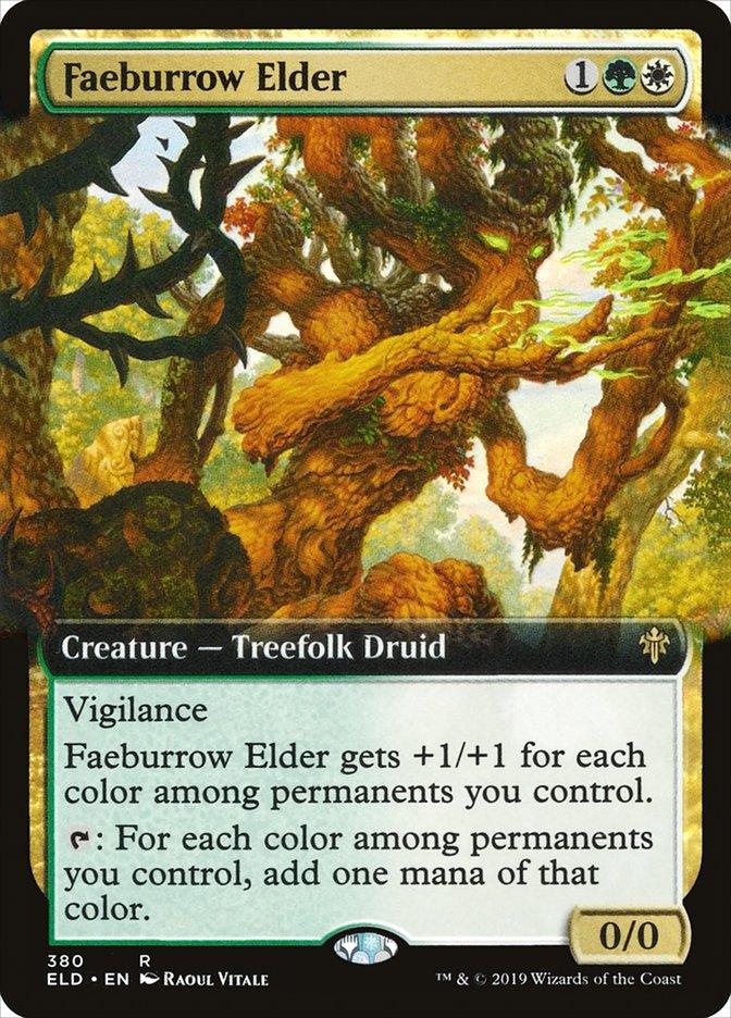 Faeburrow Elder (Extended Art) [Throne of Eldraine] - Trinity Hobby