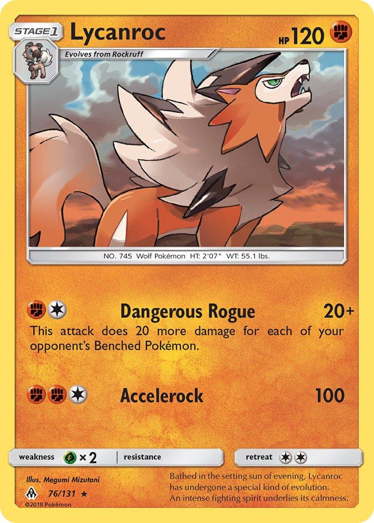 Lycanroc (76/133) (Theme Deck Exclusive) [Sun & Moon: Forbidden Light] - Trinity Hobby