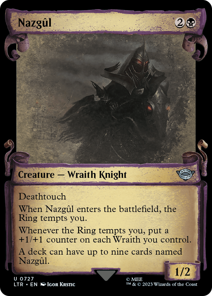 Nazgul (0727) [The Lord of the Rings: Tales of Middle-Earth Showcase Scrolls] - Trinity Hobby